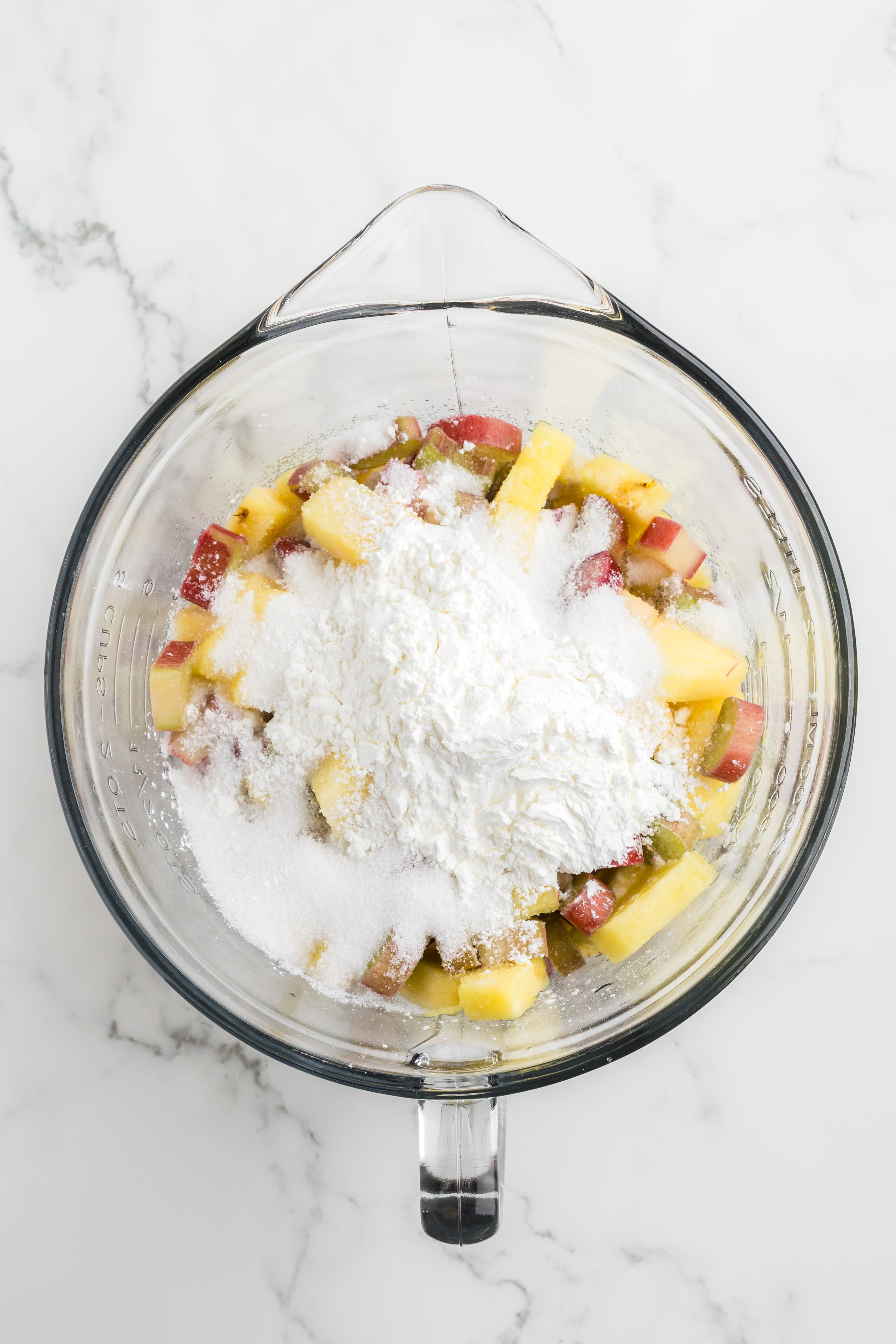 Rhubarb Pineapple Crumble Bars