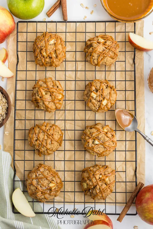 Caramel Apple Oatmeal Cookies