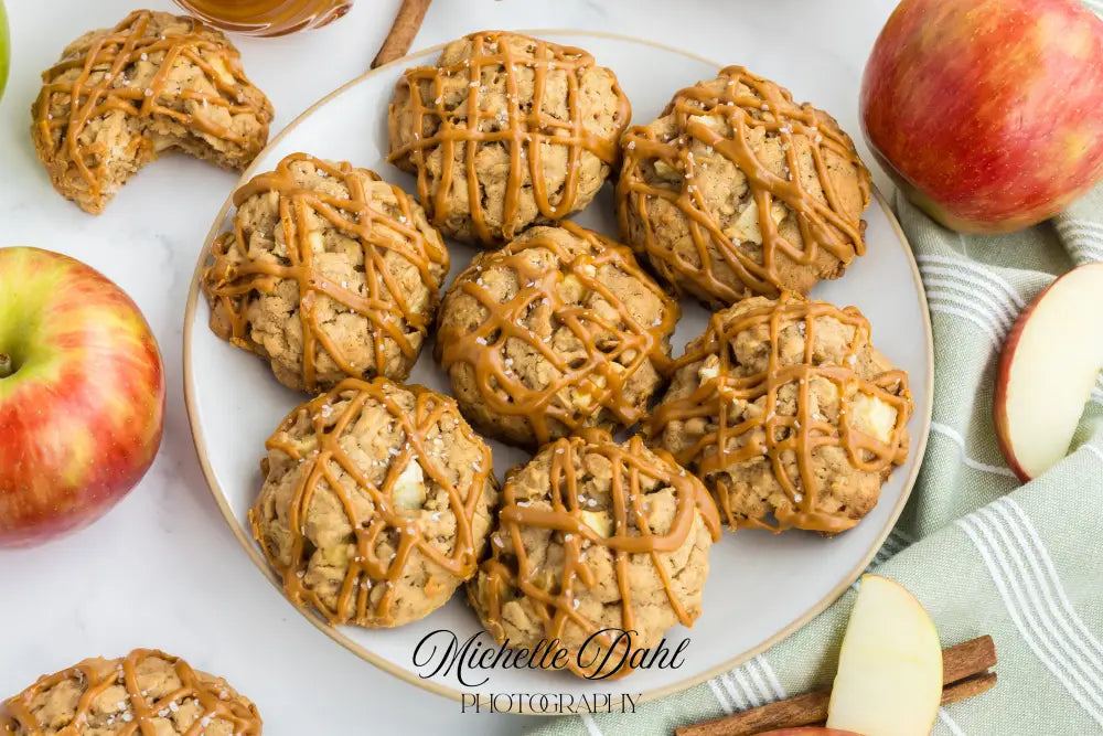 Caramel Apple Oatmeal Cookies