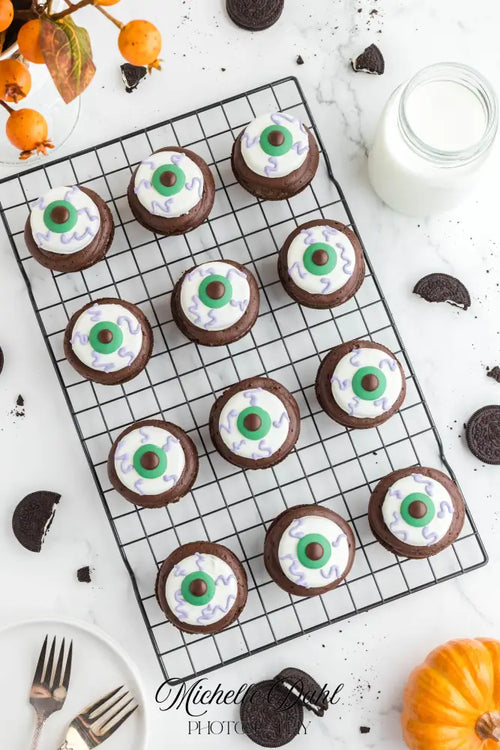 Eyeball Oreo Brownie Cups