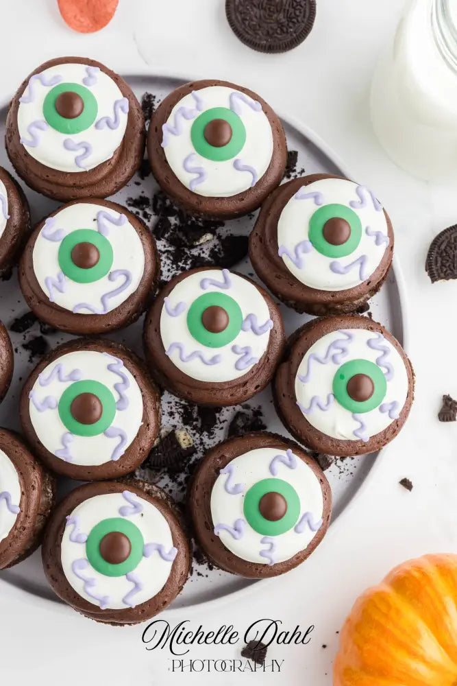 Eyeball Oreo Brownie Cups