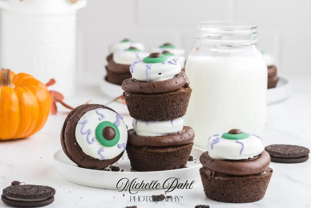 Eyeball Oreo Brownie Cups