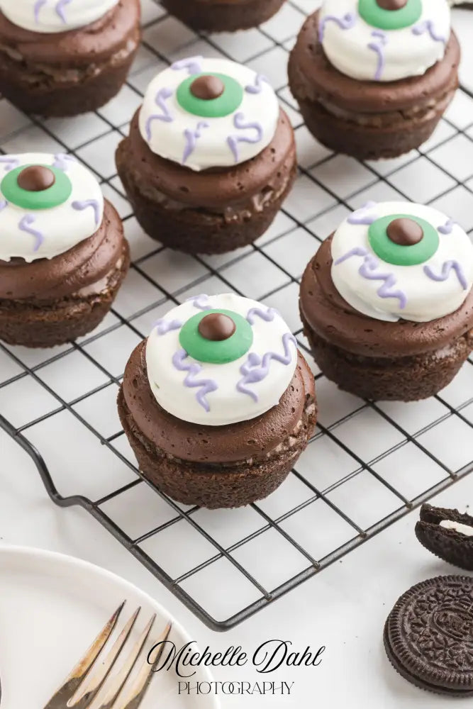 Eyeball Oreo Brownie Cups