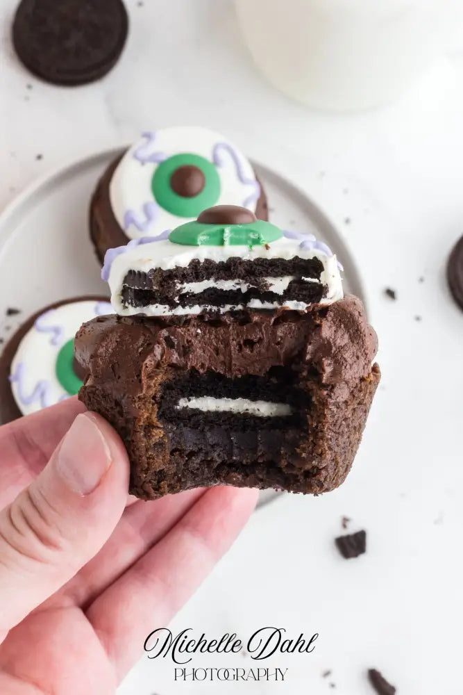 Eyeball Oreo Brownie Cups