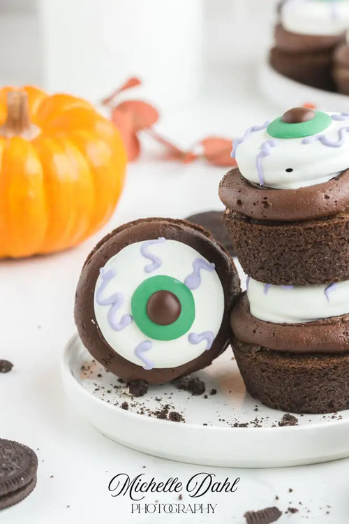 Eyeball Oreo Brownie Cups