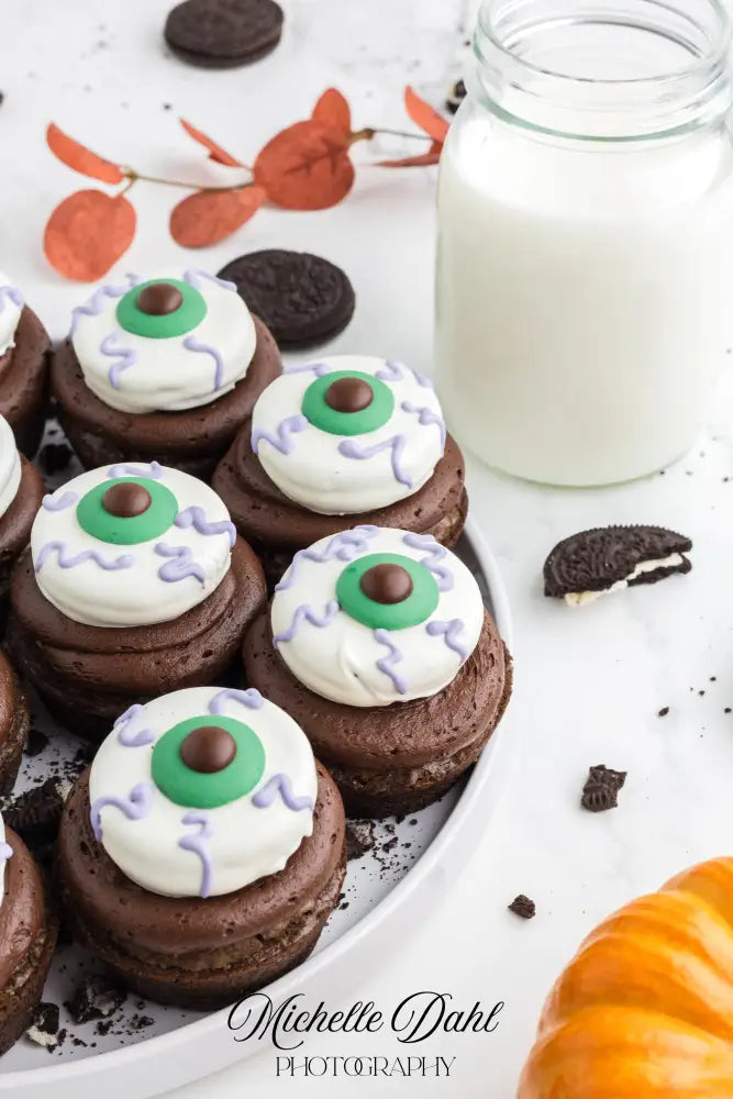 Eyeball Oreo Brownie Cups