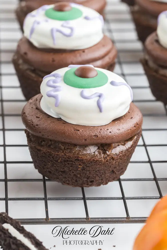 Eyeball Oreo Brownie Cups