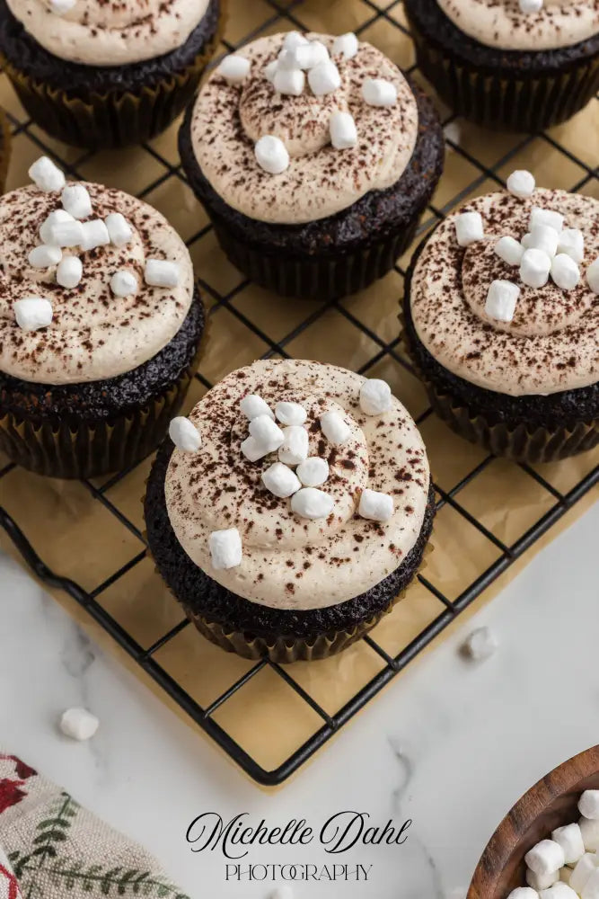 Mexican Hot Chocolate Cupcakes