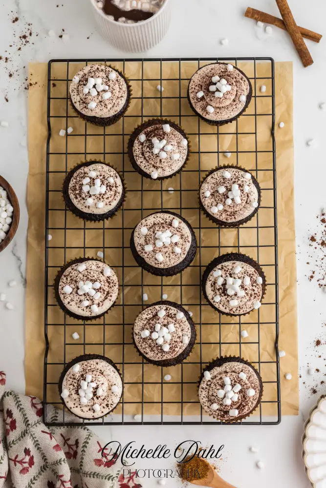 Mexican Hot Chocolate Cupcakes