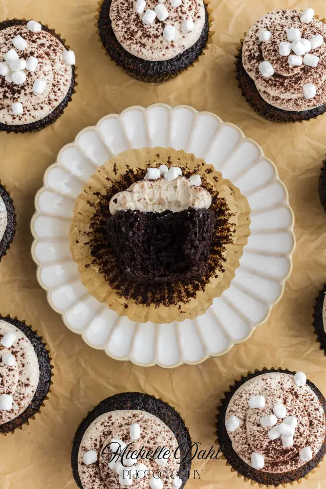Mexican Hot Chocolate Cupcakes