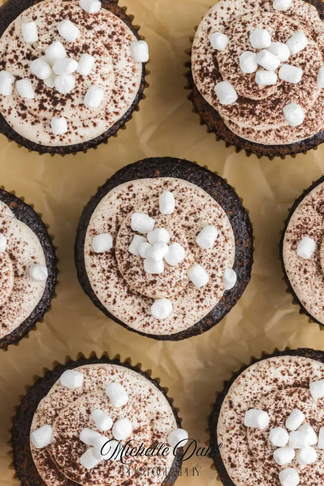 Mexican Hot Chocolate Cupcakes