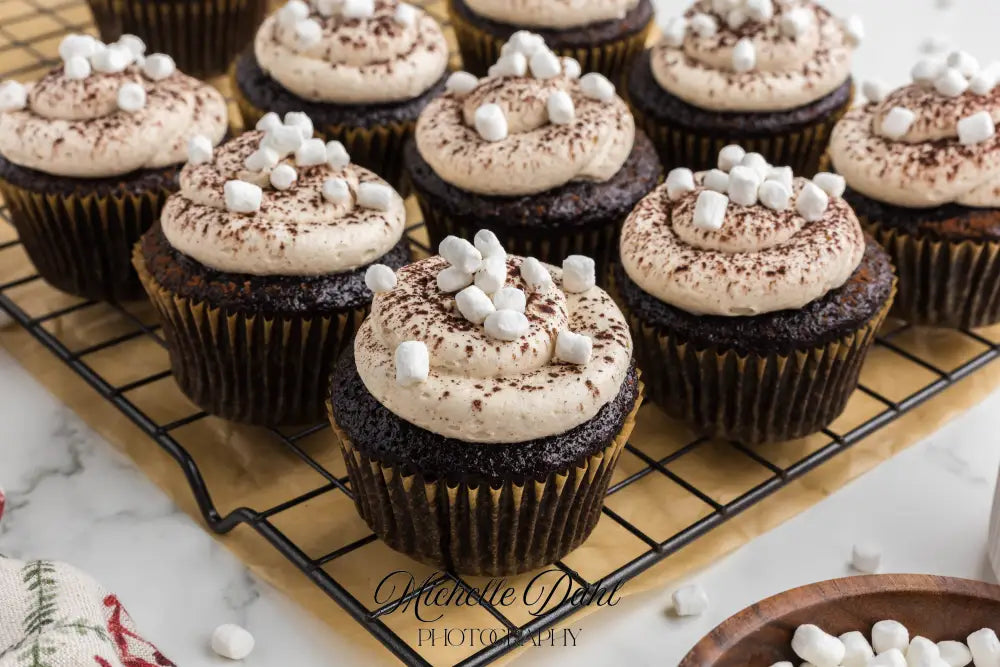 Mexican Hot Chocolate Cupcakes